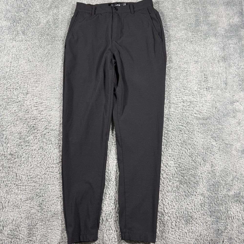Cuts AO Jogger Pants Men Small  Black Tapered Performance Elastic Waist Stretch